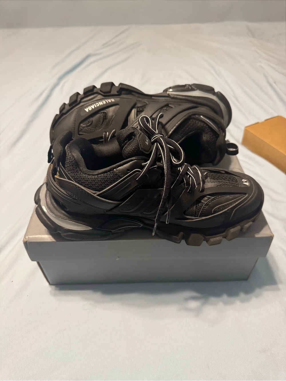 Balenciaga Black Men's Track Runner Size 10 LED